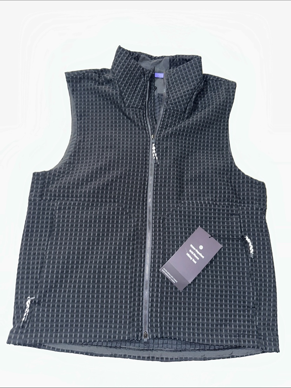 lululemon athletica Black Waffle-Knit Vest